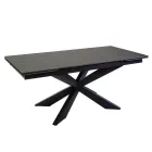 Extendable Table 260 cm in Metal and Synthetic Stone - Underwater Viadurini
