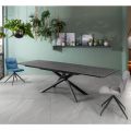 Extendable table to 270 cm with HPL top and aluminum base - Search