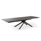 Extendable table to 270 cm with HPL top and aluminum base - Search Viadurini
