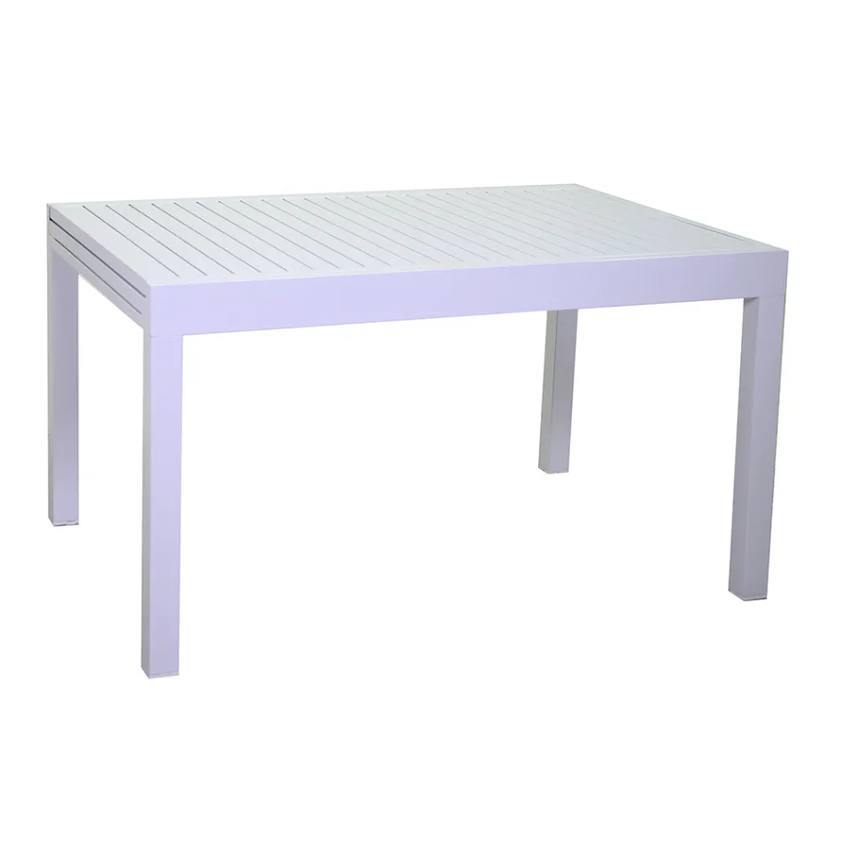 Extendable Table 270 cm Outdoor with Aluminum Frame - Sheet Viadurini