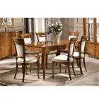 Extendable Table to 280 cm in Bassano Walnut Wood Made in Italy - Caligola Viadurini