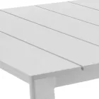 Extendable Table 281 cm in Aluminum with Slatted Top - Specific Viadurini