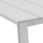 Extendable Table 281 cm in Aluminum with Slatted Top - Specific Viadurini