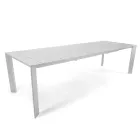 Extendable Table 281 cm in Aluminum with Slatted Top - Specific Viadurini