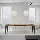 Extendable table to 284 cm in different sizes and finishes Made in Italy - Beach Viadurini