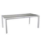 Extendable Table 300 cm in Aluminum with HPL Insert - Righello Viadurini
