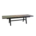 Extendable Table 303 cm in Aluminum with HPL Top - Righello Viadurini