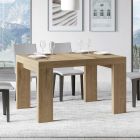 Extendable Table to 440 cm in Made in Italy Wooden Microparticles - Tree Viadurini