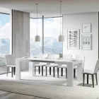 Extendable Table to 440 cm in Made in Italy Wooden Microparticles - Tree Viadurini