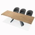 Extendable Table with Synchronized Side Opening Made in Italy - Occhiali