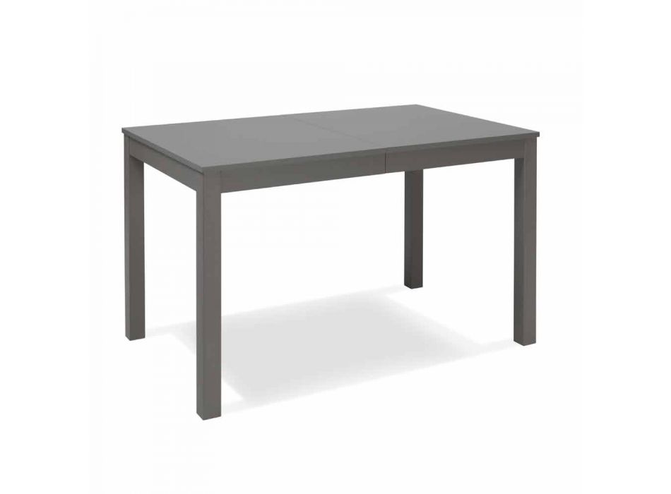 Extendable table with legs in beech wood, L130 / 210xP80cm, Denisio Viadurini