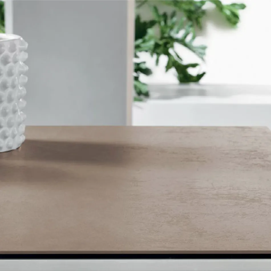 Fokos Terra Extendable Table with Glass Ceramic Top - Anise Viadurini