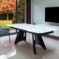 Extendable Table from 180 to 260 cm with Sintered Stone Top - Eclisso