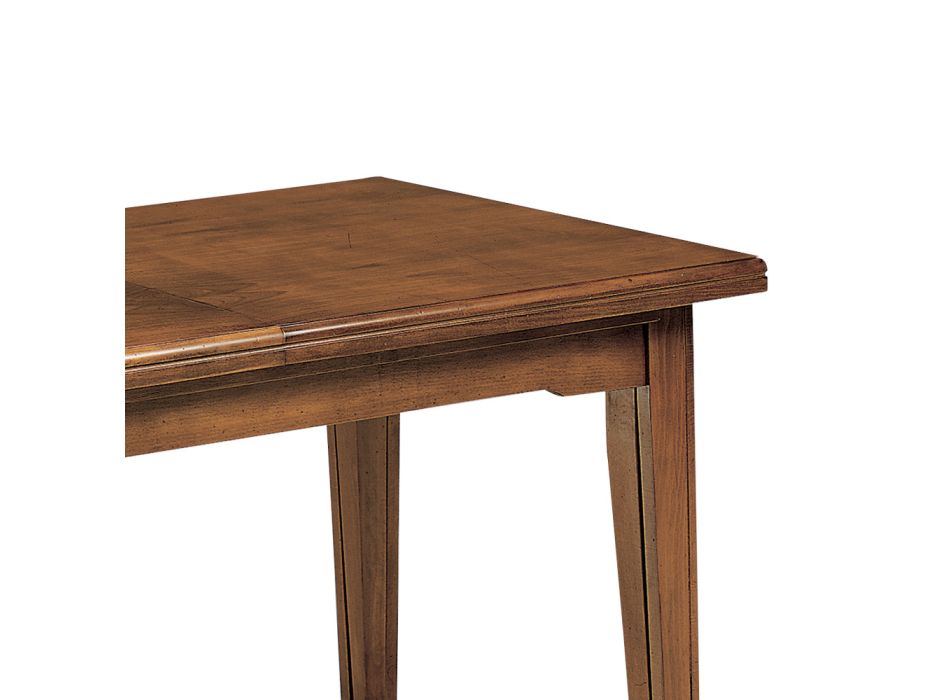 Extendable Table with Classic Style Made in Italy - Rome Viadurini