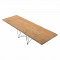Extendable Table up to 300 cm in Venereed Wood Made in Italy – Ezzellino