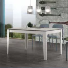 Cagliari extendable table up to 380 cm in glass ceramic and metal Viadurini