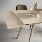 Extendable Table Up to 180 cm in Marble-Effect Stone and Metal - Numa Viadurini