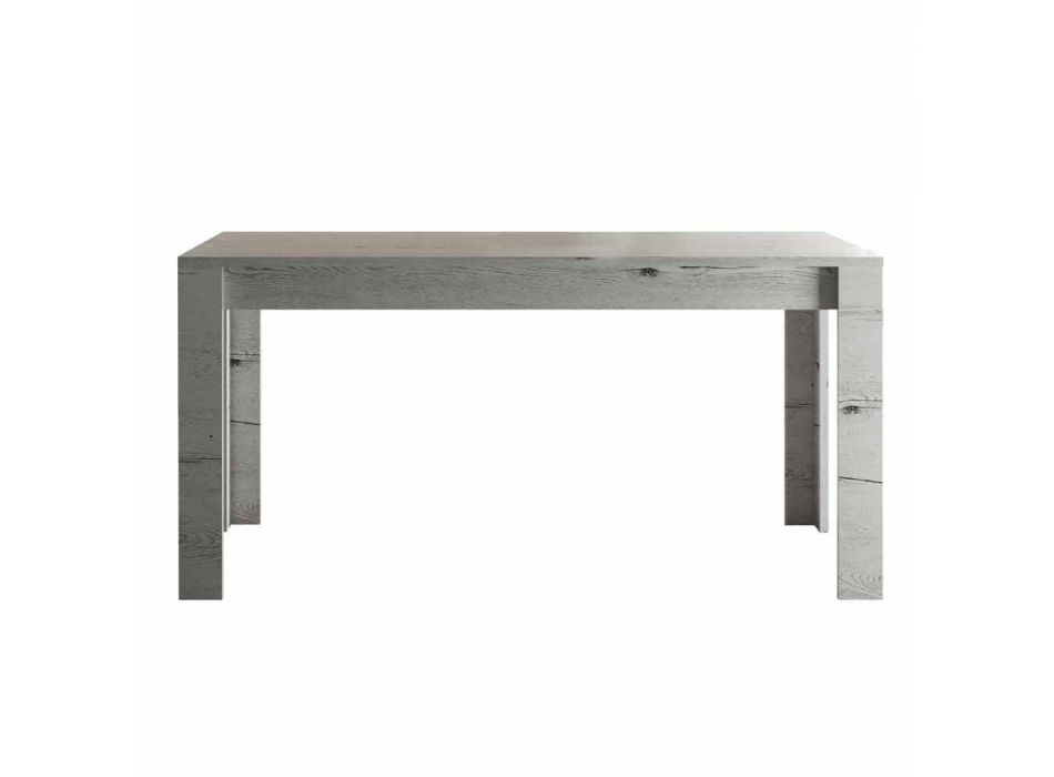 Extendable table up to 185 cm of Made in Italy Melamine Design - Ketra Viadurini