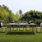 Extendable Table Up to 220 cm in Technopolymer Made in Italy - Persifeo Viadurini
