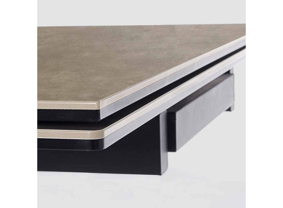 Extendable Table Up to 240 cm with Homemotion Ceramic Top - Avici Viadurini