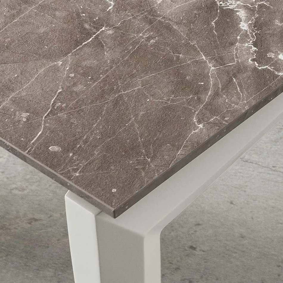 Extendable table up to 240 cm with HPL top Made in Italy - Fantastic Viadurini