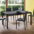 Extendable Table Up to 240 cm with Laminam Top Made in Italy - Maltese