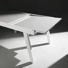 Extendable Table up to 240 cm in Lacquered Wood Made in Italy - Adrienne Viadurini