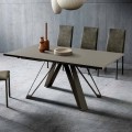 Extendable Table Up to 280 cm in Fenix Made in Italy, Precious - Aresto