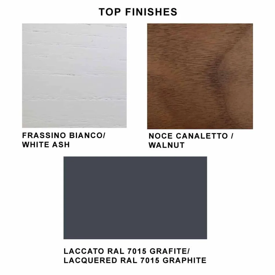 Extendable Table up to 280 cm in Glass and Veneered Wood – Eugrafo Viadurini