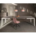 Extendable table up to 316 cm in Melamine and Metal Base - Incense Viadurini