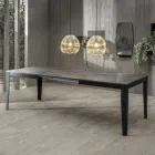 Extendable table up to 316 cm in Melamine and Metal Base - Incense Viadurini