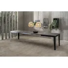Extendable table up to 316 cm in Melamine and Metal Base - Incense Viadurini