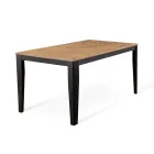 Extendable table up to 316 cm in Melamine and Metal Base - Incense Viadurini