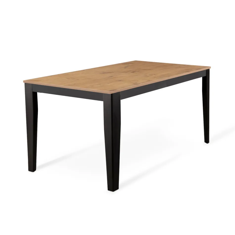 Extendable table up to 316 cm in Melamine and Metal Base - Incense Viadurini