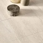 Extendable Porcelain Stoneware Table with Painted Metal Base - Arko Viadurini