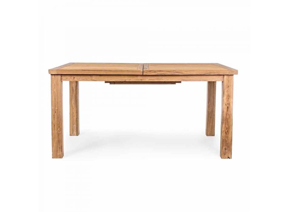 Extendable Wooden Garden Design Table for 6 People Homemotion - Hunter Viadurini
