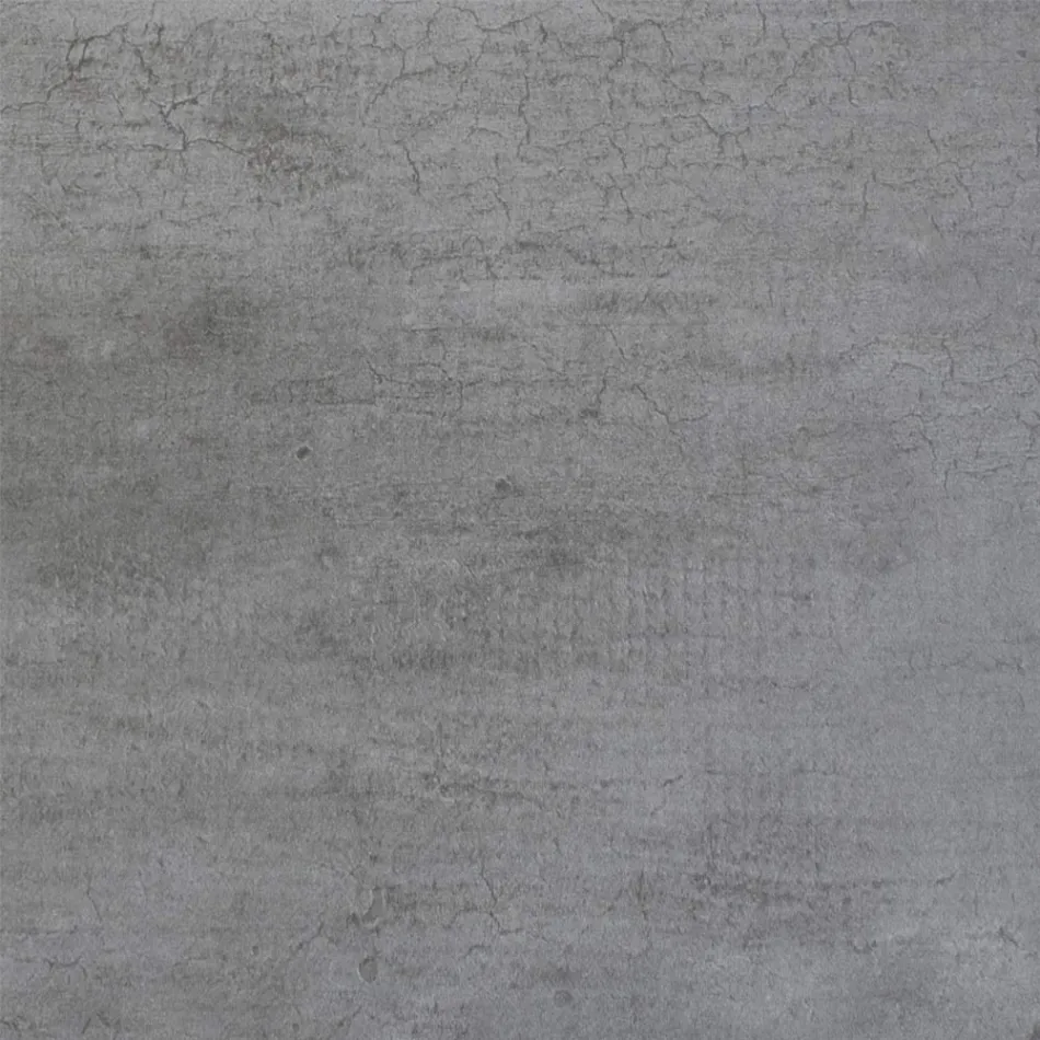 Extendable Table in Melamine Wood and Anthracite Iron Undertop - Sassone Viadurini