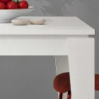Extendable Table in Melamine of Different Finishes Made in Italy - Lily Viadurini