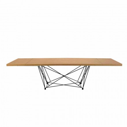 Modern Extendable 14-Seater Table with Laminate Top Made in Italy - Ezzellino Viadurini