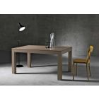 Extendable modern table in ash wood produced in Italy Leffe Viadurini