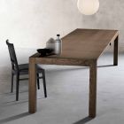 Modern extendable table in ash wood produced in Italy Parre Viadurini