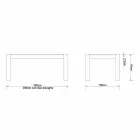 Modern extending table in solid oak, L180 / 280xP100cm, Jacob Viadurini