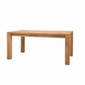 Modern extending table in solid oak, L180 / 280xP100cm, Jacob