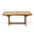 Extendable Outdoor Table in Teak of Various Sizes - Yggdrasil Viadurini