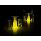 Outdoor High Table with Luminous Base and Hpl Top Made in Italy - Tinuccia Viadurini