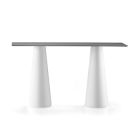 Outdoor High Table with Rectangular Top in Hpl Made in Italy - Forlina Viadurini