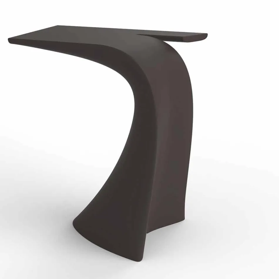 Design high outdoor table H 100 cm, in polyethylene, Wing Vondom Viadurini