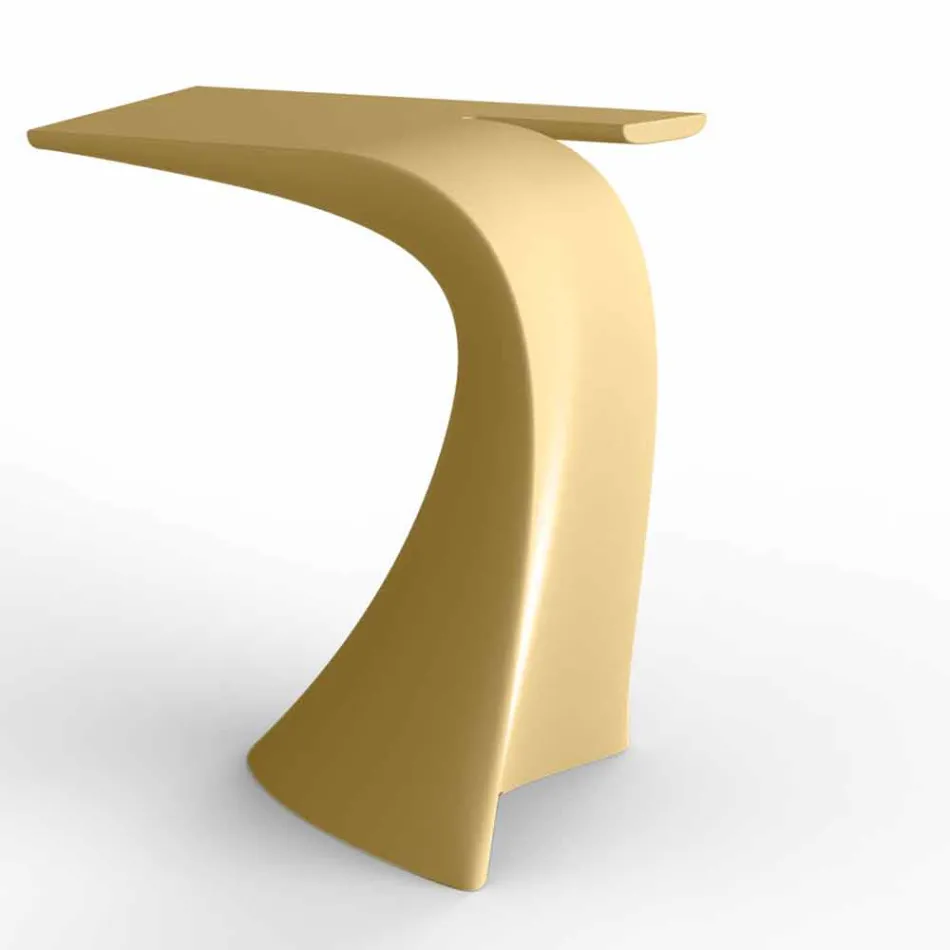 Design high outdoor table H 100 cm, in polyethylene, Wing Vondom Viadurini