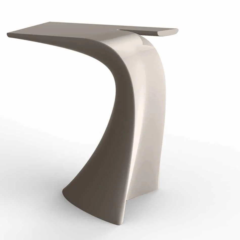 Design high outdoor table H 100 cm, in polyethylene, Wing Vondom Viadurini