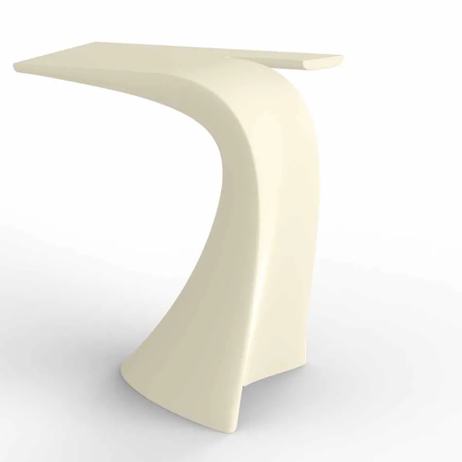 Design high outdoor table H 100 cm, in polyethylene, Wing Vondom Viadurini